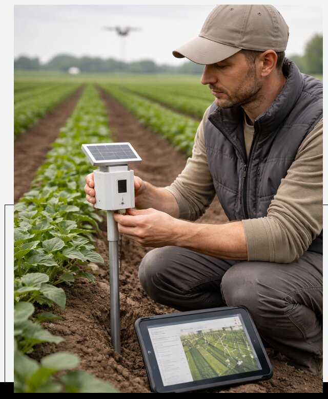 IoT мониторинг сельскохозяйственных полей и контроля в Бузулуке