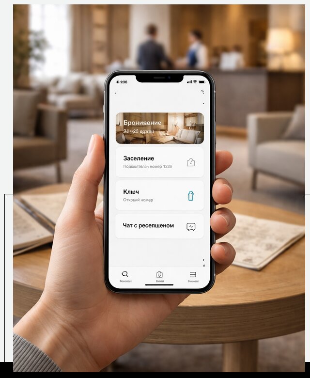 Мобильное приложение для гостей отеля в Бузулуке, управление сервисом